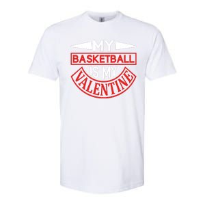 My Basketball Is My Valentine Softstyle CVC T-Shirt