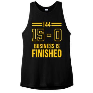 Michigan Business Is Finished 144 15 0 Ladies PosiCharge Tri-Blend Wicking Tank