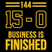 Michigan Business Is Finished 144 15 0 Cooling Performance Crew T-Shirt