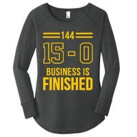 Michigan Business Is Finished 144 15 0 Women's Perfect Tri Tunic Long Sleeve Shirt