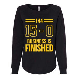 Michigan Business Is Finished 144 15 0 Womens California Wash Sweatshirt