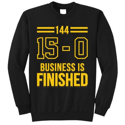 Michigan Business Is Finished 144 15 0 Tall Sweatshirt