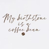 My Birthstone Is A Coffee Bean Funny Coffee Lover Flatbill Hat