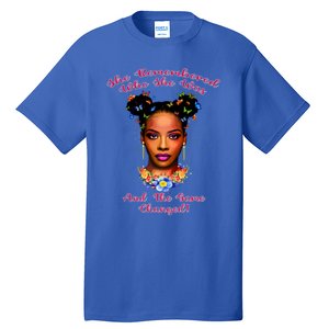 My Black Is Beautiful Black Magic Art Afro Melanin Gift Tall T-Shirt