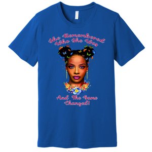 My Black Is Beautiful Black Magic Art Afro Melanin Gift Premium T-Shirt