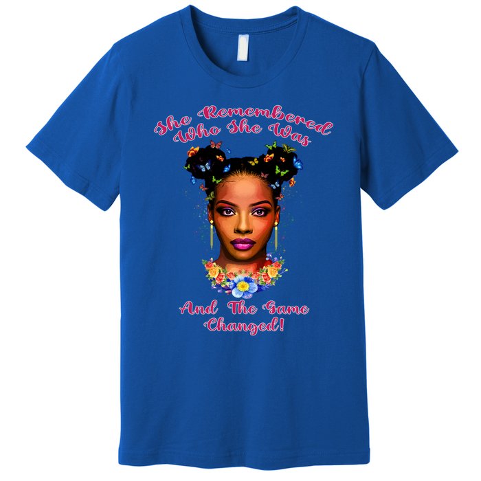 My Black Is Beautiful Black Magic Art Afro Melanin Gift Premium T-Shirt