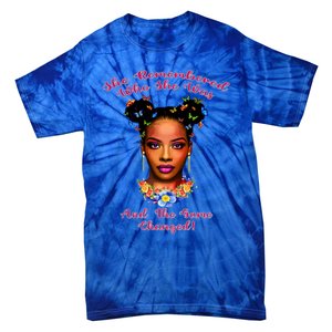 My Black Is Beautiful Black Magic Art Afro Melanin Gift Tie-Dye T-Shirt