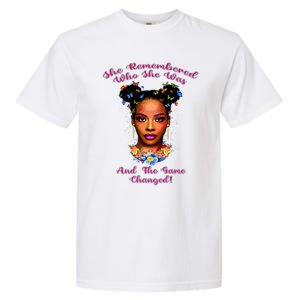 My Black Is Beautiful Black Magic Art Afro Melanin Gift Garment-Dyed Heavyweight T-Shirt