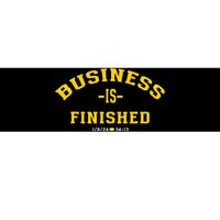 Michigan Business Is Finished 1 8 24 34 13 Bumper Sticker