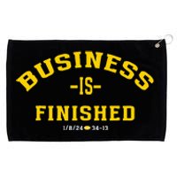 Michigan Business Is Finished 1 8 24 34 13 Grommeted Golf Towel