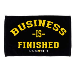 Michigan Business Is Finished 1 8 24 34 13 Microfiber Hand Towel