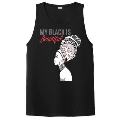 My Black Is Beautiful Magic Gift African Queen Funny Gift PosiCharge Competitor Tank