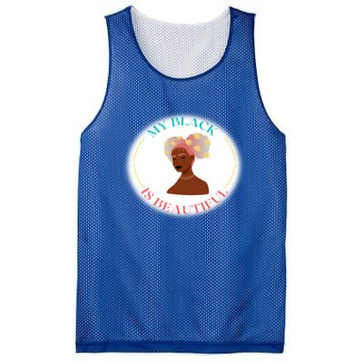 My Black Is Beautiful Gift Mesh Reversible Basketball Jersey Tank