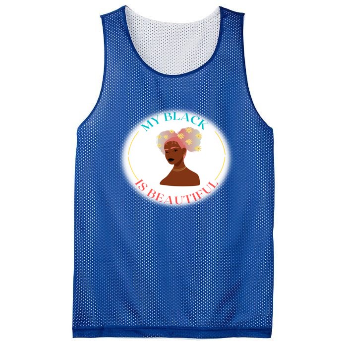 My Black Is Beautiful Gift Mesh Reversible Basketball Jersey Tank