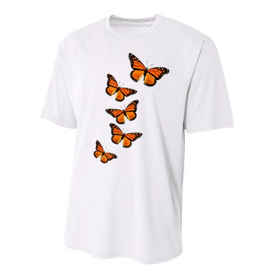 Monarch Butterflies Inspirational Entomologists Performance Sprint T-Shirt