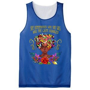 My Black Is Beautiful Black Magic Afro Melanin Gift Mesh Reversible Basketball Jersey Tank