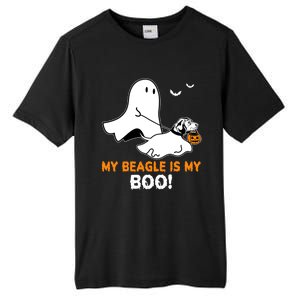 My Beagle Is My Boo Funny Spooky Ghost Dog Lover Halloween Great Gift Tall Fusion ChromaSoft Performance T-Shirt