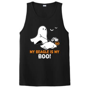 My Beagle Is My Boo Funny Spooky Ghost Dog Lover Halloween Great Gift PosiCharge Competitor Tank