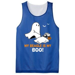 My Beagle Is My Boo Funny Spooky Ghost Dog Lover Halloween Great Gift Mesh Reversible Basketball Jersey Tank