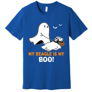 My Beagle Is My Boo Funny Spooky Ghost Dog Lover Halloween Great Gift Premium T-Shirt