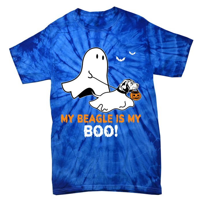 My Beagle Is My Boo Funny Spooky Ghost Dog Lover Halloween Great Gift Tie-Dye T-Shirt