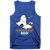 My Beagle Is My Boo Funny Spooky Ghost Dog Lover Halloween Great Gift Tank Top