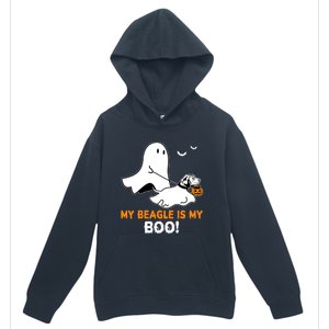 My Beagle Is My Boo Funny Spooky Ghost Dog Lover Halloween Great Gift Urban Pullover Hoodie