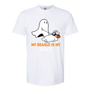 My Beagle Is My Boo Funny Spooky Ghost Dog Lover Halloween Great Gift Softstyle CVC T-Shirt