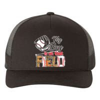 My Boy Is On That Field Baseball Leopard Yupoong Adult 5-Panel Trucker Hat