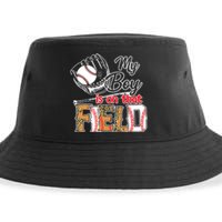 My Boy Is On That Field Baseball Leopard Sustainable Bucket Hat