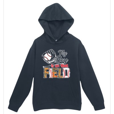 My Boy Is On That Field Baseball Leopard Urban Pullover Hoodie