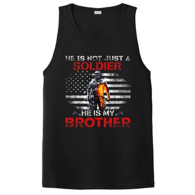 My Brother Is A Soldier Proud Army Sister Veterans Day Gift PosiCharge Competitor Tank