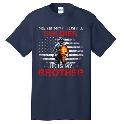 My Brother Is A Soldier Proud Army Sister Veterans Day Gift Tall T-Shirt