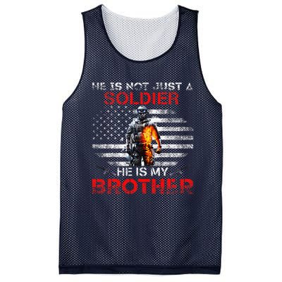 My Brother Is A Soldier Proud Army Sister Veterans Day Gift Mesh Reversible Basketball Jersey Tank