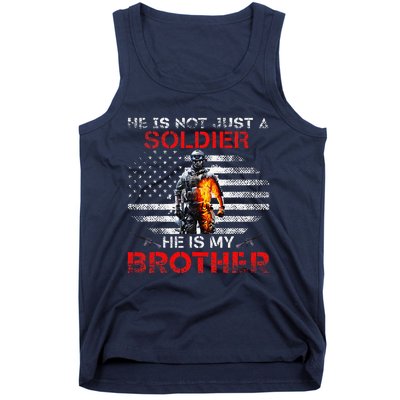 My Brother Is A Soldier Proud Army Sister Veterans Day Gift Tank Top