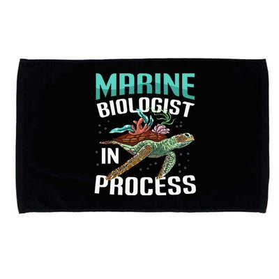 Marine Biologist In Process Marine Biology Microfiber Hand Towel