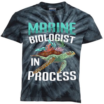 Marine Biologist In Process Marine Biology Kids Tie-Dye T-Shirt