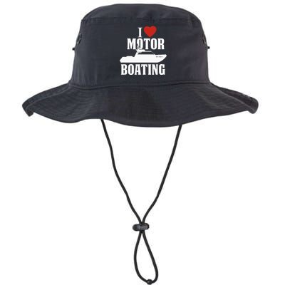 Motor Boating I Love Motor Boating Funny Boater Legacy Cool Fit Booney Bucket Hat