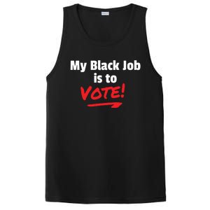 My Black Job Is To Vote PosiCharge Competitor Tank