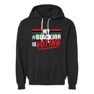 My Black Job Is Voting Garment-Dyed Fleece Hoodie