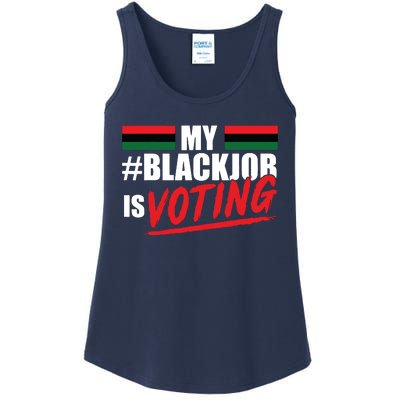 My Black Job Is Voting Ladies Essential Tank