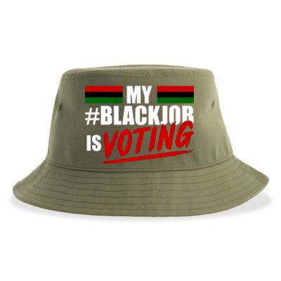 My Black Job Is Voting Sustainable Bucket Hat