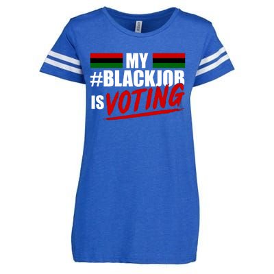 My Black Job Is Voting Enza Ladies Jersey Football T-Shirt