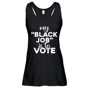 My Black Job Is To Vote Funny Voting Ladies Essential Flowy Tank