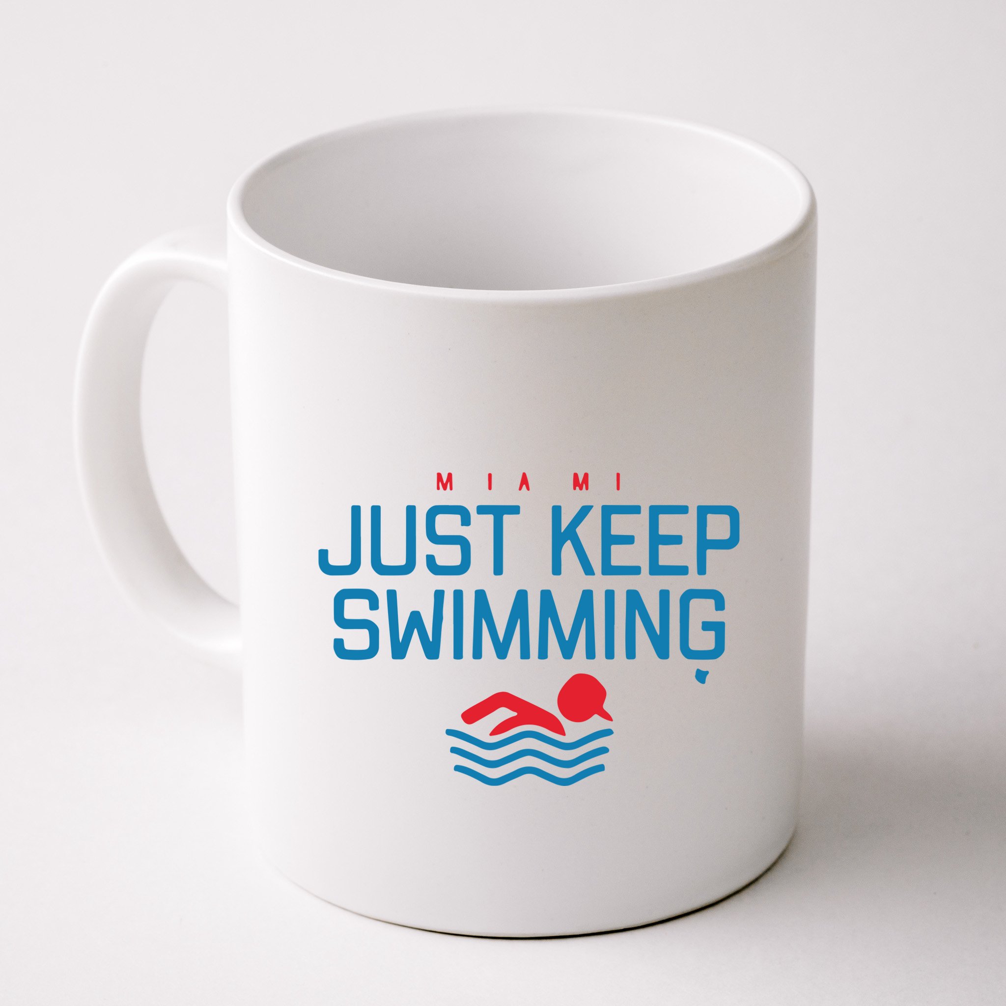 Miami Baseball Just Keep Swimming Mug