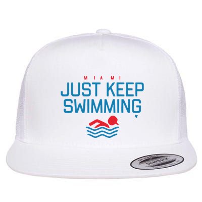 Miami Baseball Just Keep Swimming Flatbill Hat