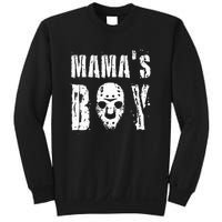 Mama's Boy Jason Hockey Mask Halloween Horror Movie Face Sweatshirt