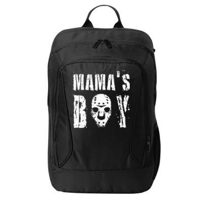 Mama's Boy Jason Hockey Mask Halloween Horror Movie Face City Backpack