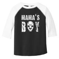 Mama's Boy Jason Hockey Mask Halloween Horror Movie Face Toddler Fine Jersey T-Shirt