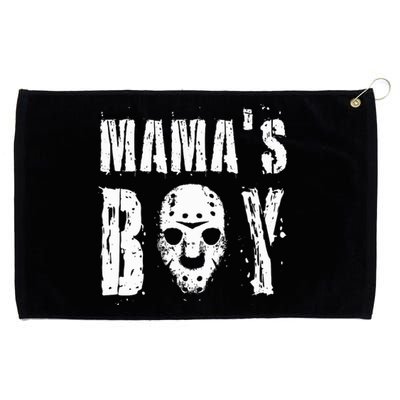 Mama's Boy Jason Hockey Mask Halloween Horror Movie Face Grommeted Golf Towel